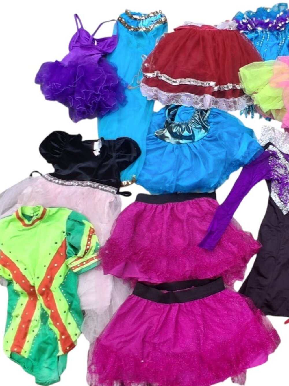 Lot of Girls Dance Costumes some Vintage